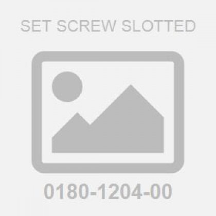 Set Screw Slotted